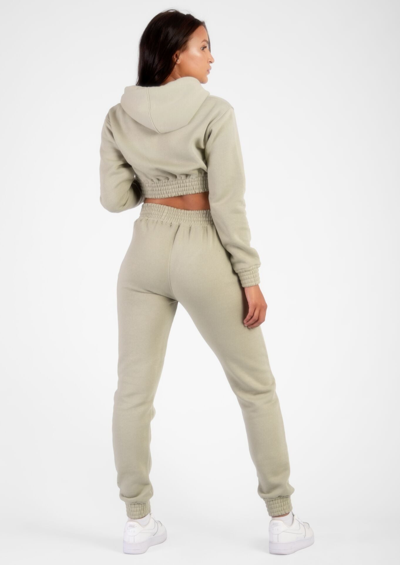 Sage Green Elasticated Hoodie Loungewear Set