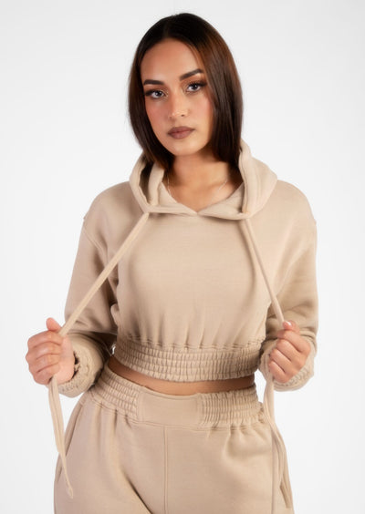 Nude Elasticated Hoodie Loungewear Set