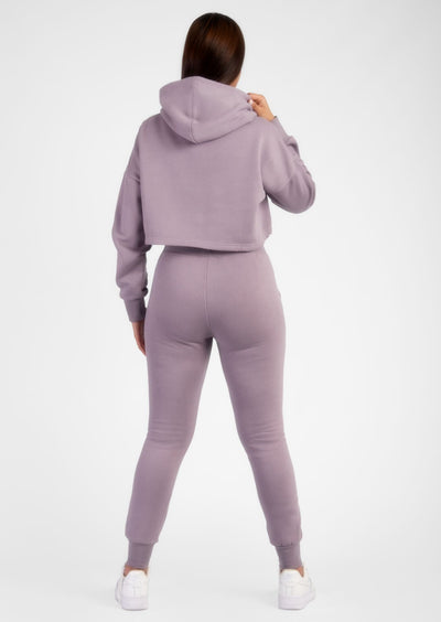 Purple Smoke Panel Hoodie Loungewear Set
