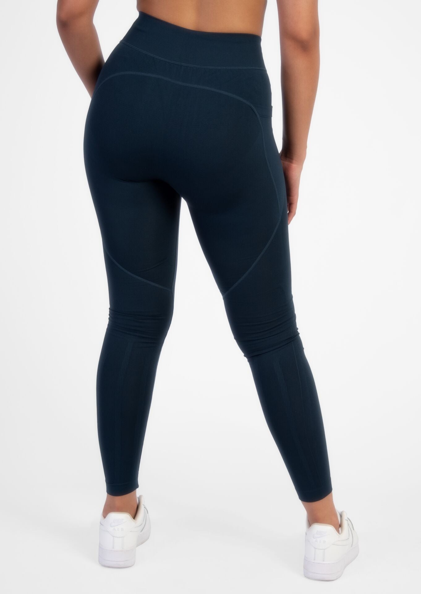 Navy Blue Active Leggings-TGA015