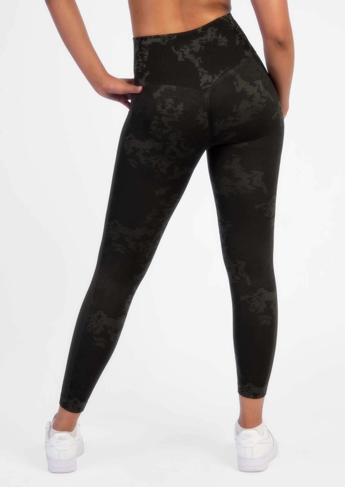 Camo Green Leggings-TGA007