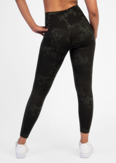 Camo Green Leggings-TGA007