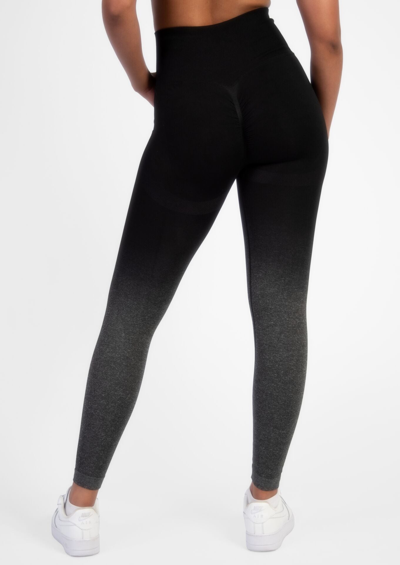 Ombre Black/Grey Leggings-TGA010