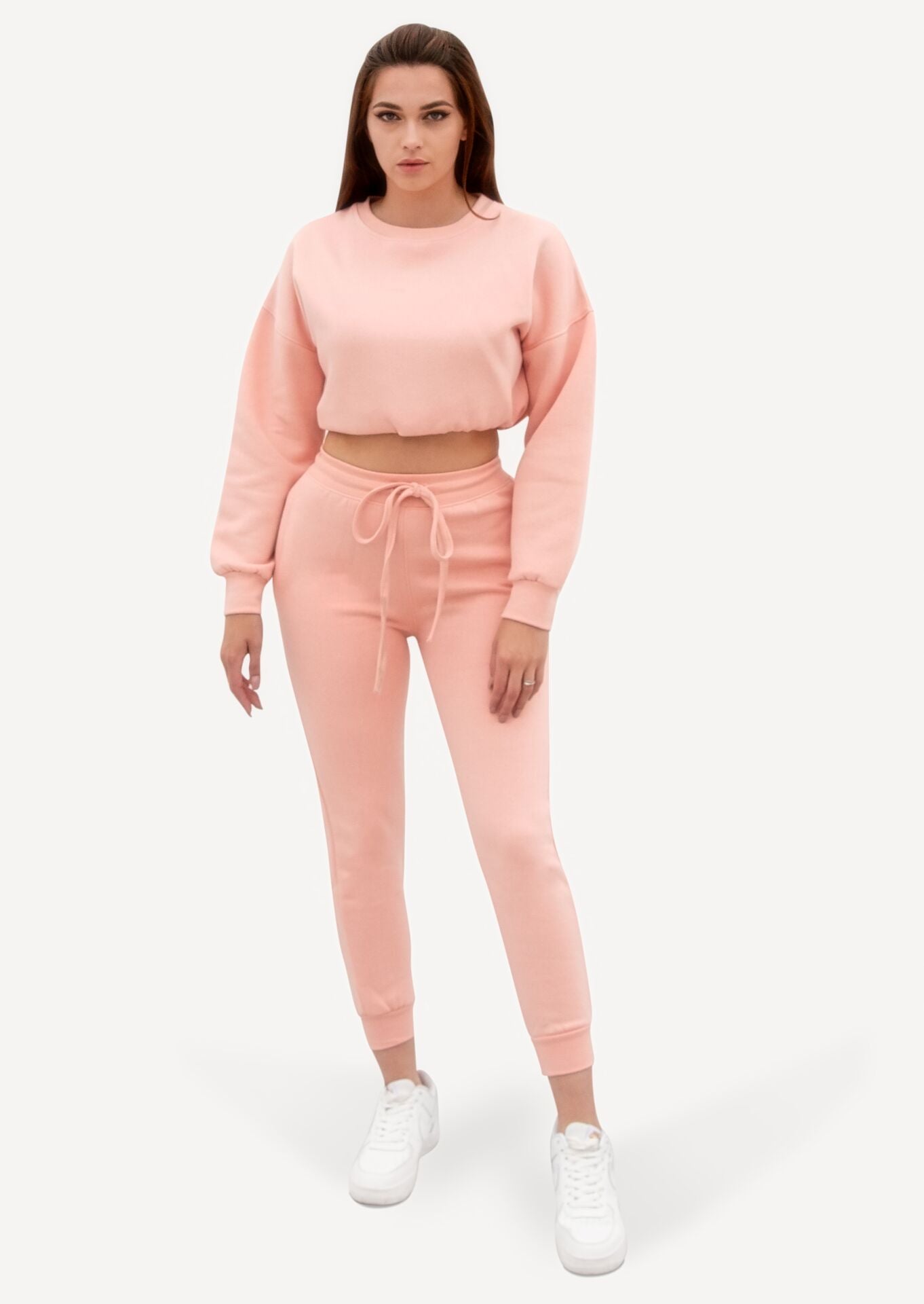 Tea Pink Drawcord Loungewear Set