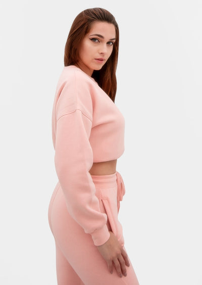 Tea Pink Drawcord Loungewear Set