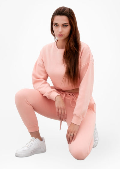 Tea Pink Drawcord Loungewear Set
