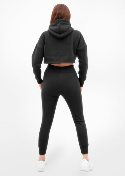 Black Panel Hoodie Loungewear Set