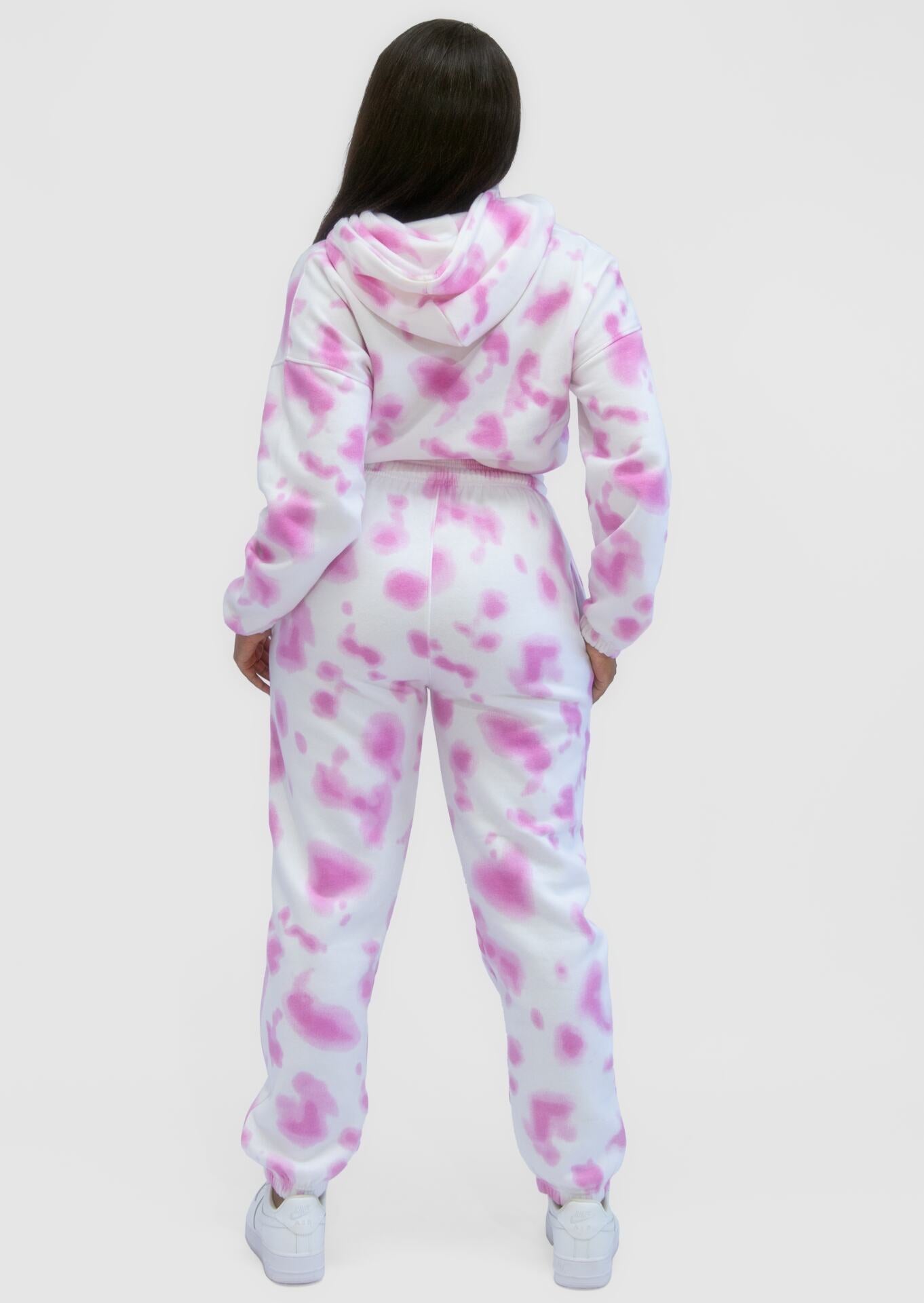 Pink Tie Dye Loungewear Set